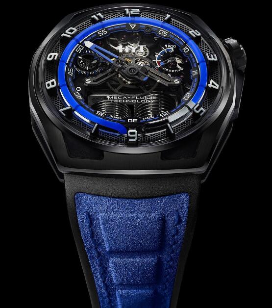 Buy HYT Hastroid Supernova Blue H02754-A Replica watch